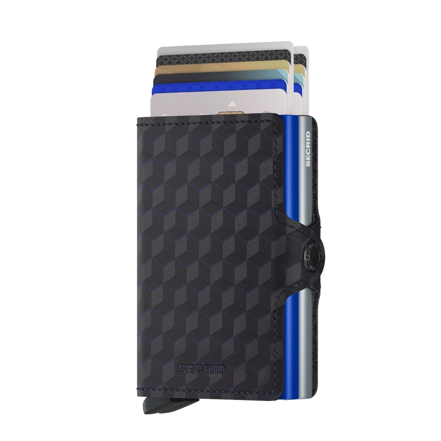 Secrid Twinwallet - Optical Titanium-Blue