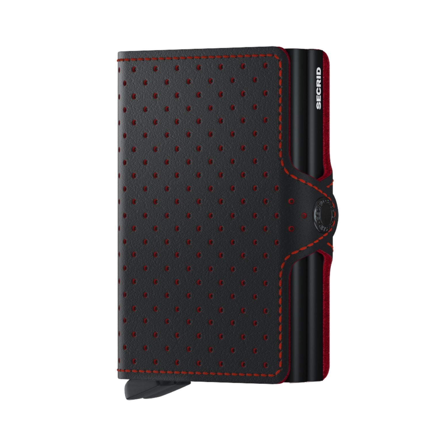 Secrid Twinwallet - Perforated Black-Red