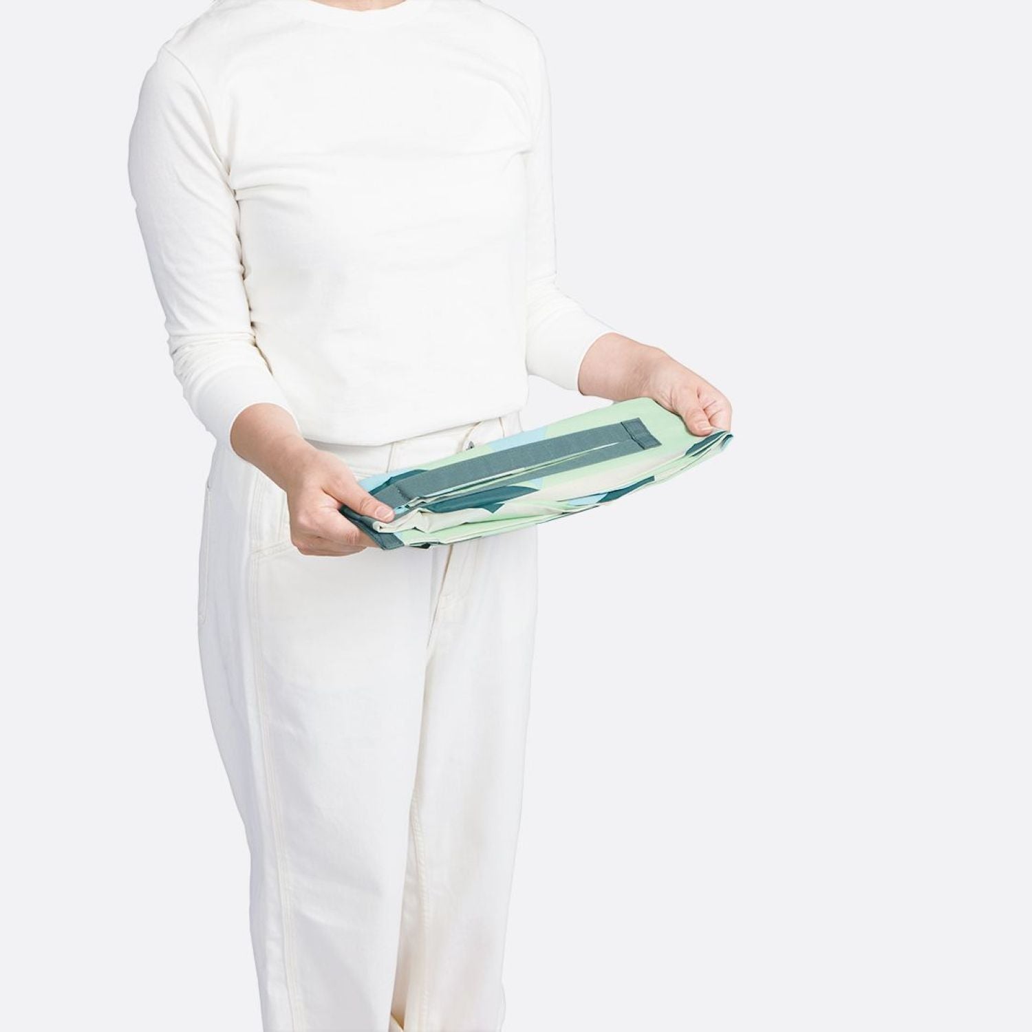 Shupatto Foldable Tote Drop (L) - Sea Glass
