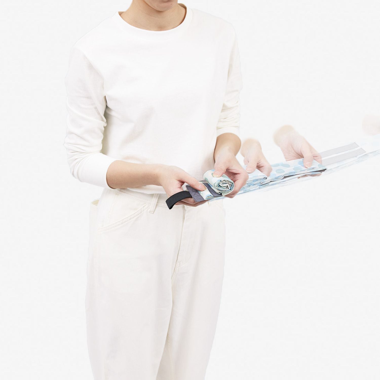 Shupatto Foldable Tote (S) - Arare