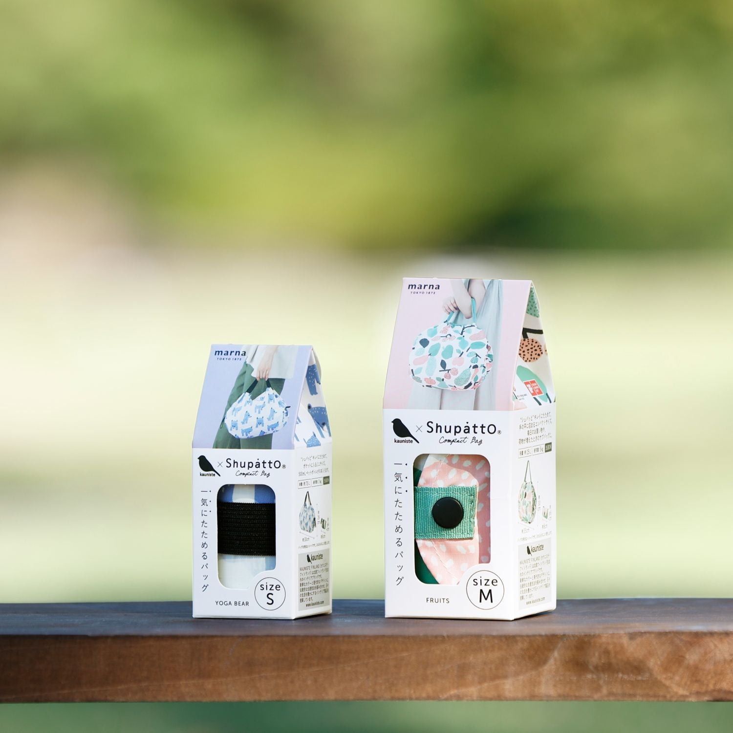 Shupatto X Kauniste Foldable Tote (S) - Yoga Bear