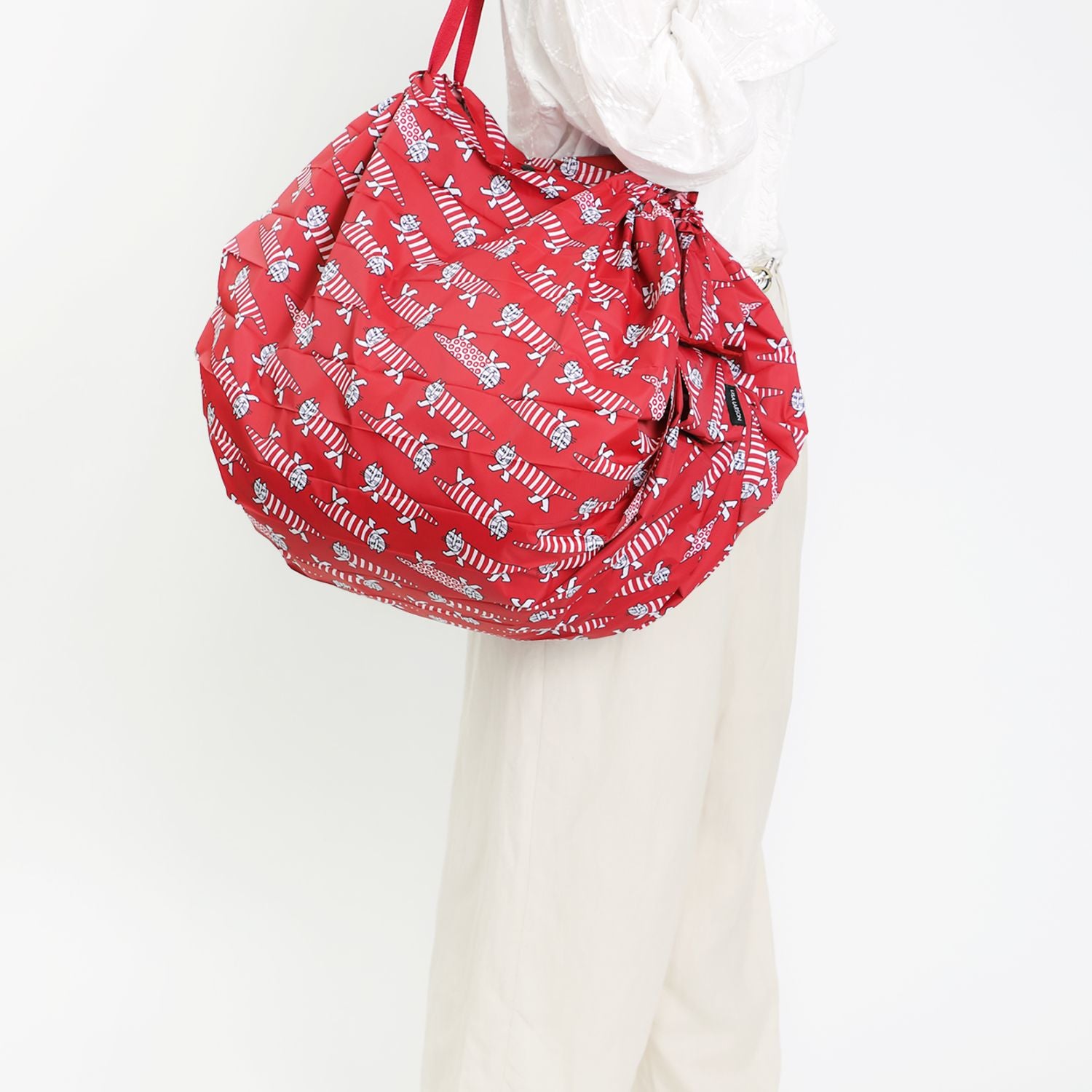 Shupatto X Lisa Larson Foldable Tote (L) - Red
