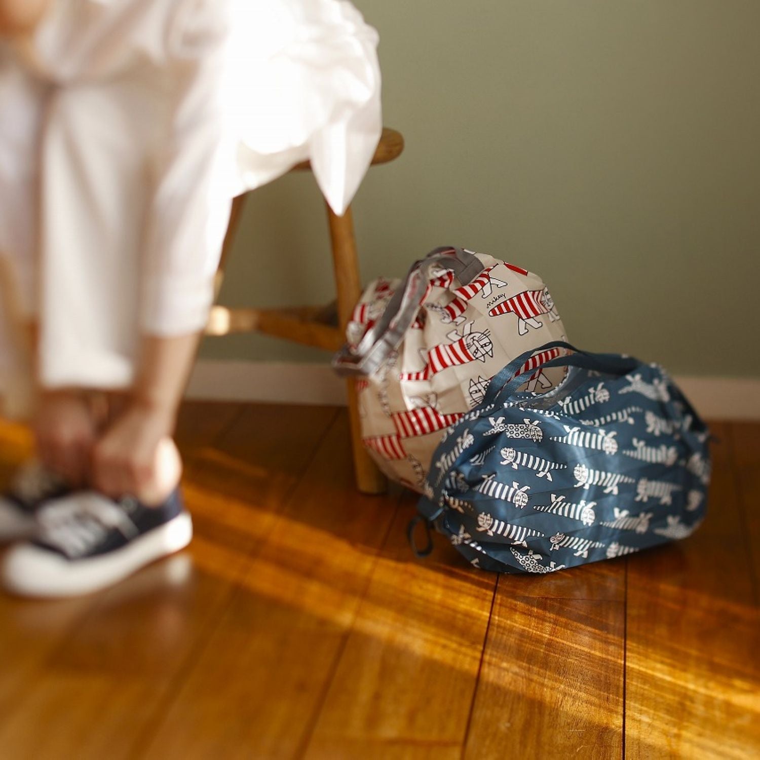 Shupatto X Lisa Larson Foldable Tote (S) - Beige