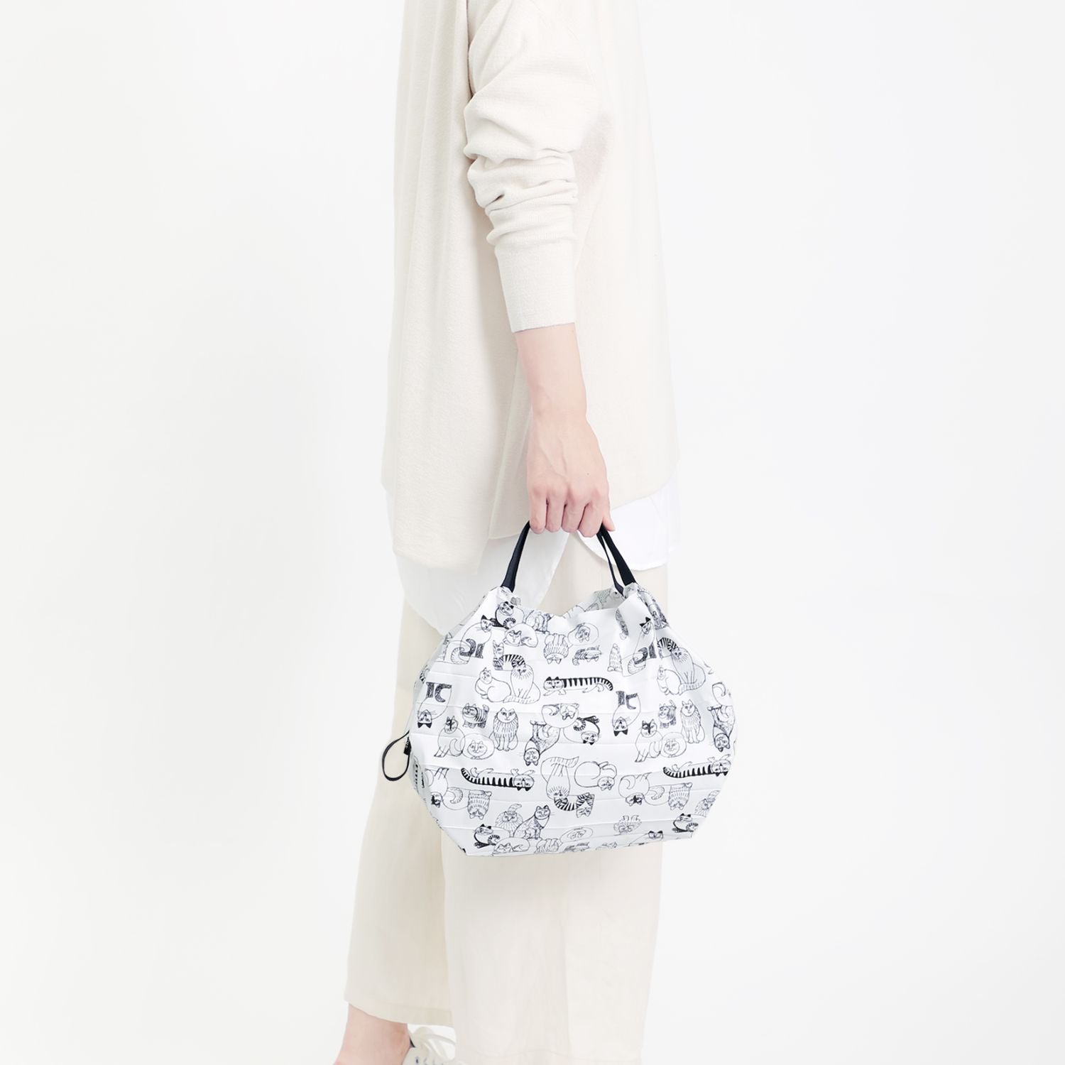 Shupatto X Lisa Larson Foldable Tote (S) - White