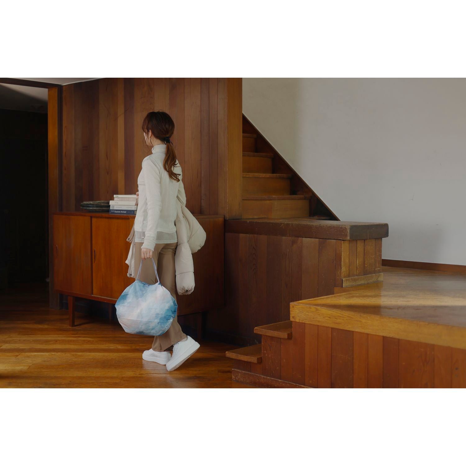 Shupatto X Mountain Views Recycled Tote (M) - Sea Of Clouds