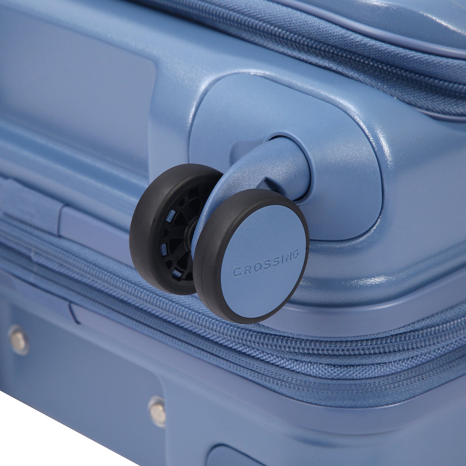 CROSSING INVI 30" Large Expandable Luggage With Front & Middle Access V3 - Smoke Blue