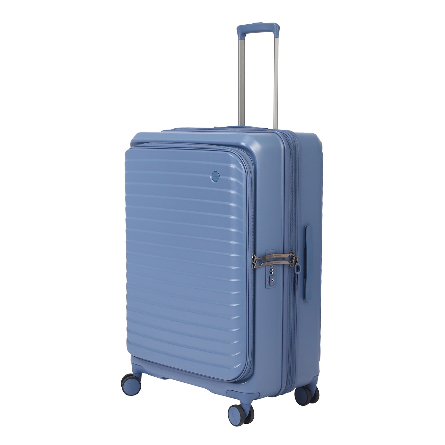 CROSSING INVI 30" Large Expandable Luggage With Front & Middle Access V3 - Smoke Blue