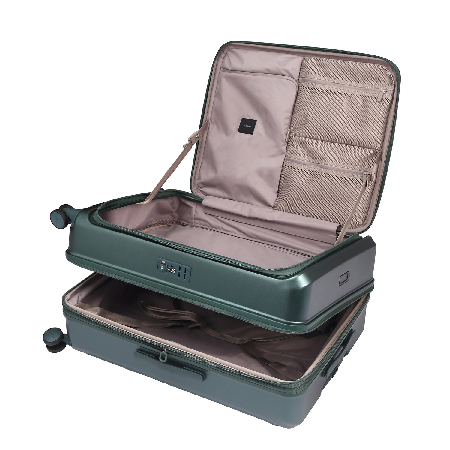 CROSSING INVI 30" Large Expandable Luggage With Front & Middle Access V3 - Squash