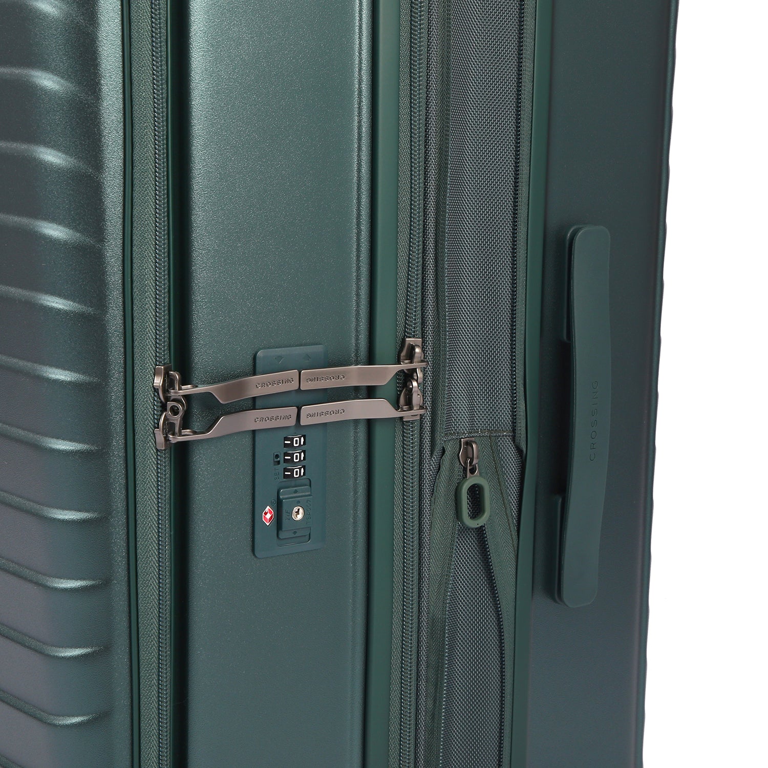 CROSSING INVI 25" Medium Expandable Luggage With Front & Middle Access V3 - Squash