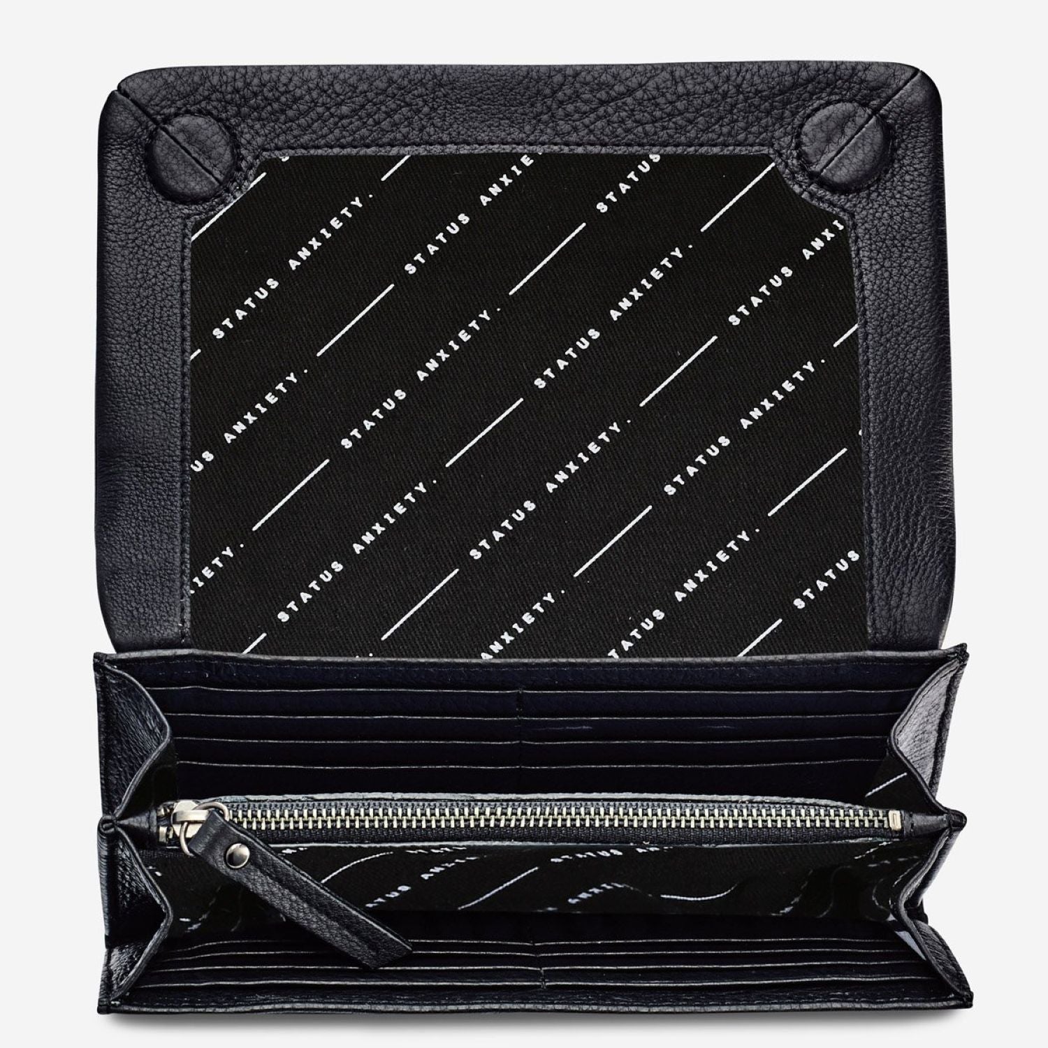 Status Anxiety Remnant Leather Wallet - Black