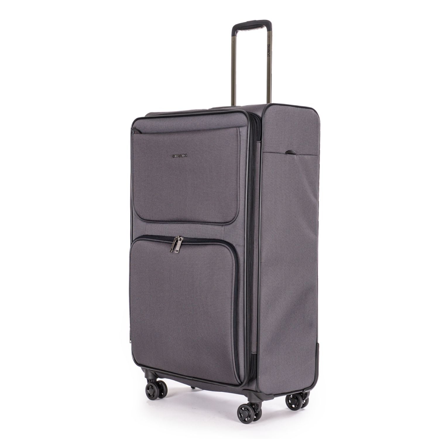 Stratic Bendigo Light + Suitcase L With Front Access Opening - Black