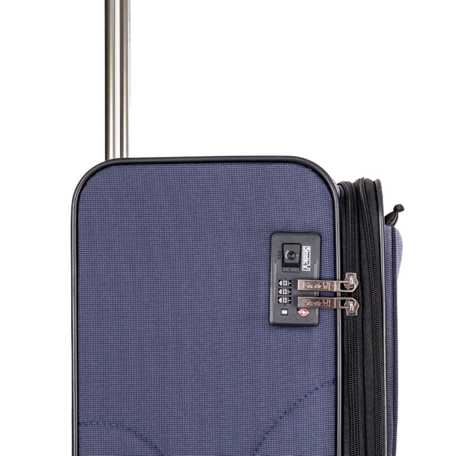 Stratic Bendigo Light + Suitcase L With Front Access Opening - Navy