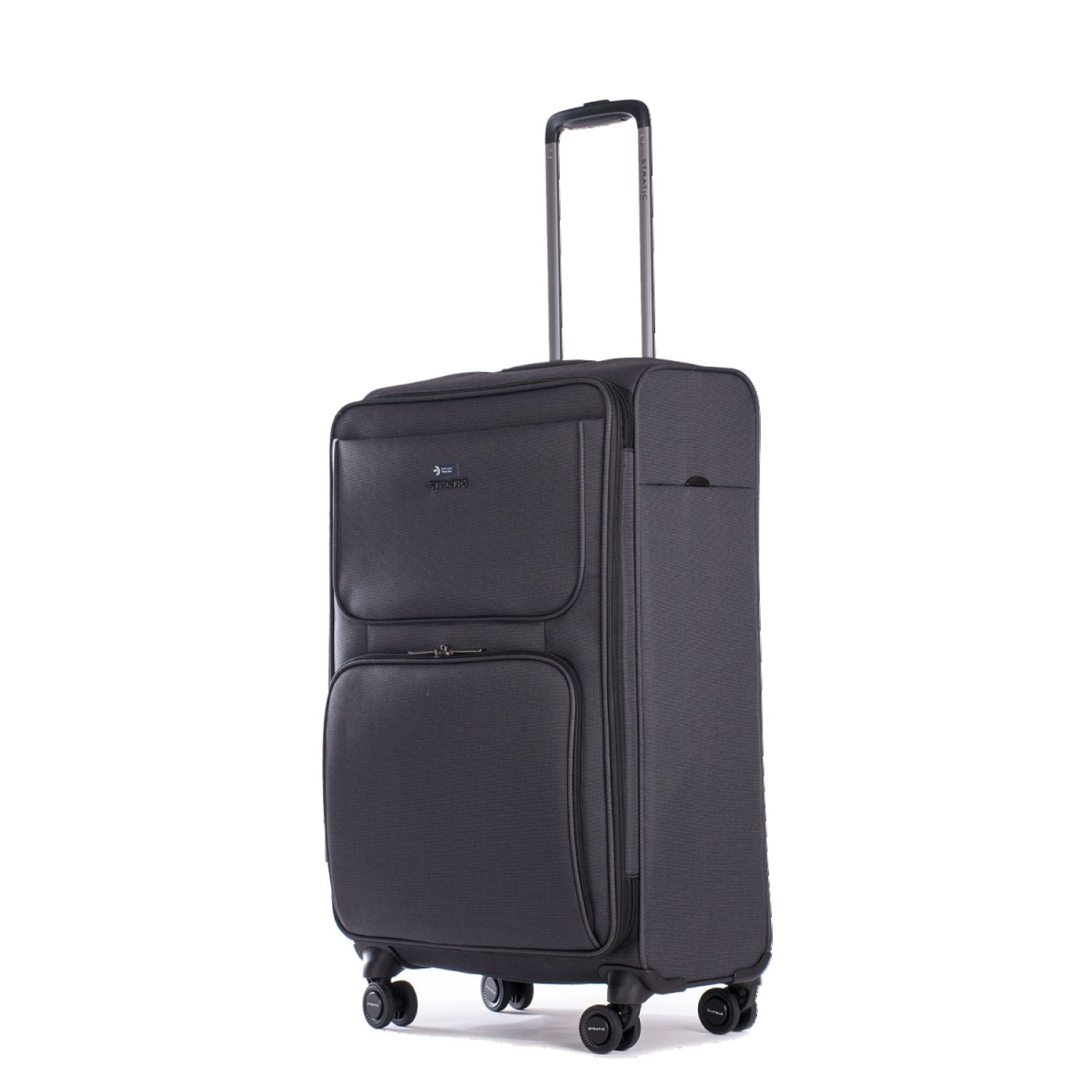 Stratic Bendigo Light + Suitcase M With Front Access Opening - Black