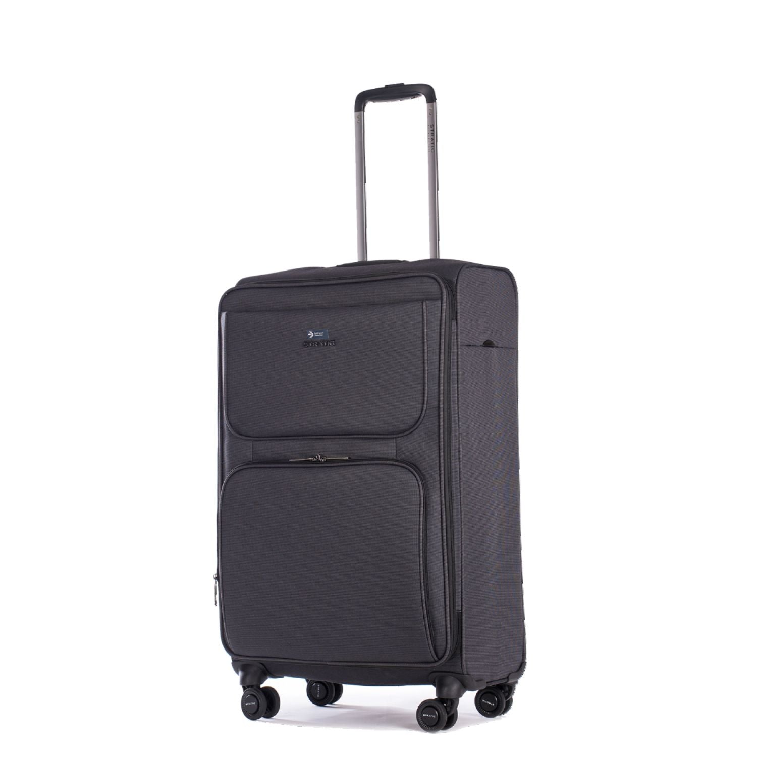Stratic Bendigo Light + Suitcase M With Front Access Opening - Black