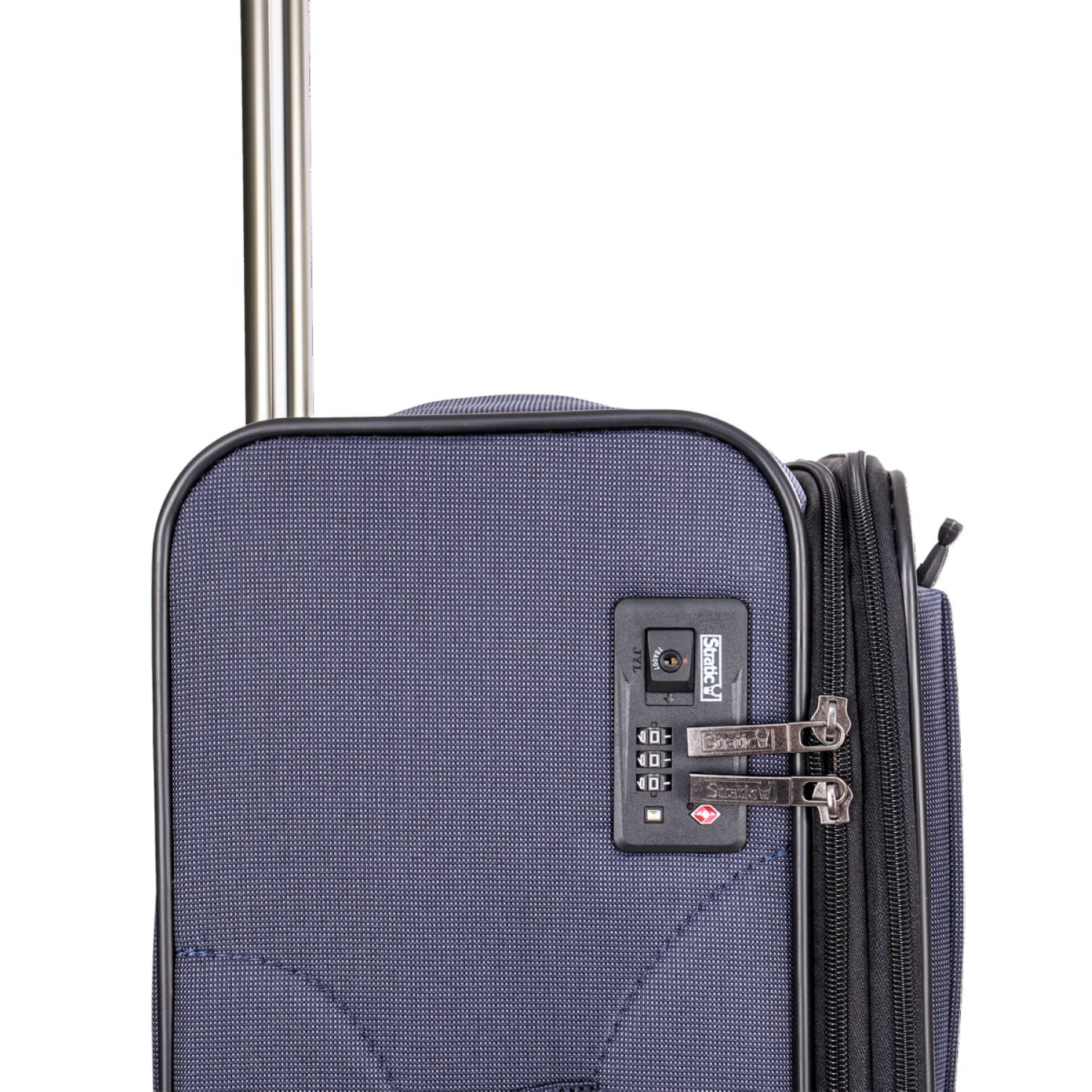Stratic Bendigo Light + Suitcase M With Front Access Opening - Navy