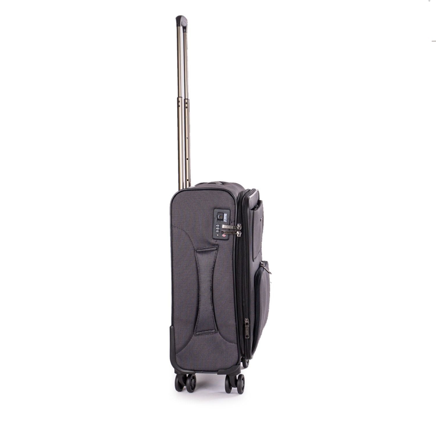 Stratic Bendigo Light + Suitcase S With Front Access Opening - Black