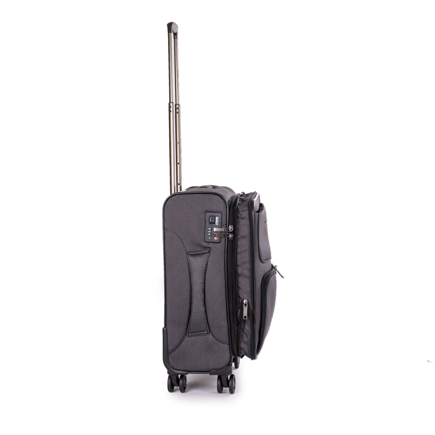 Stratic Bendigo Light + Suitcase S With Front Access Opening - Black