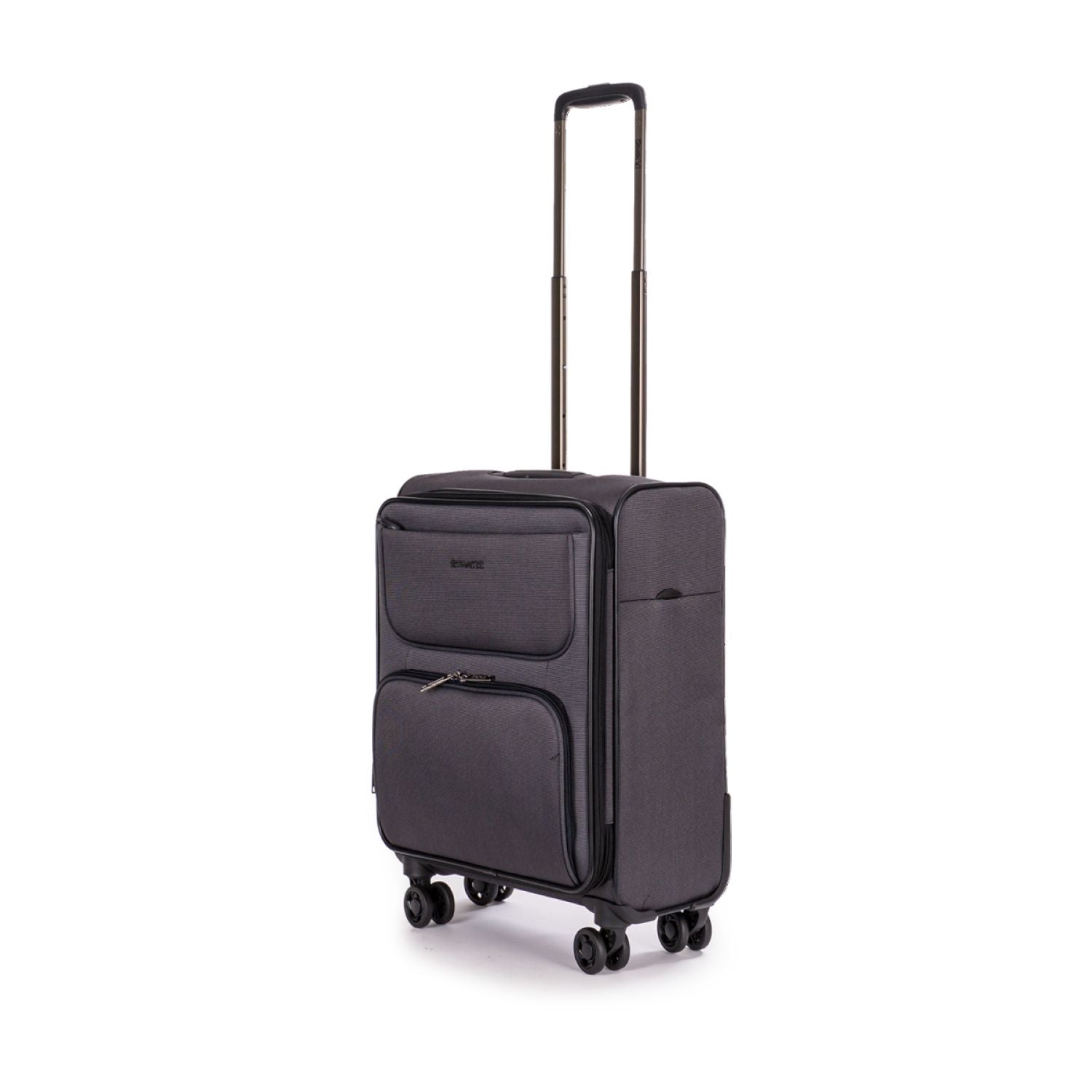 Stratic Bendigo Light + Suitcase S With Front Access Opening - Black