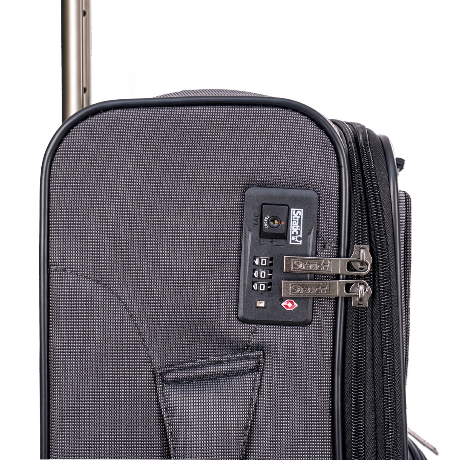 Stratic Bendigo Light + Suitcase S With Front Access Opening - Black