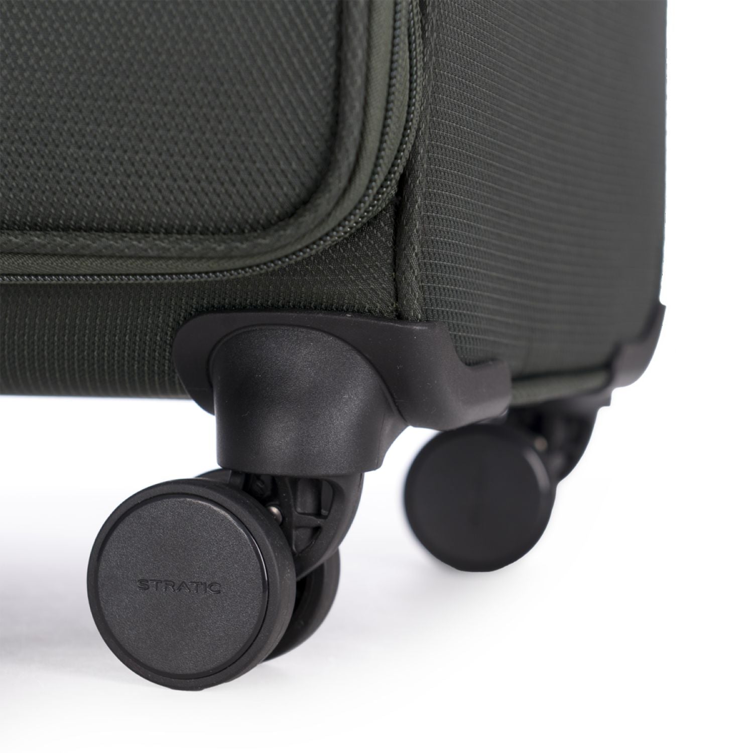 Stratic Light + Suitcase L With Front Access Opening - Dark Green