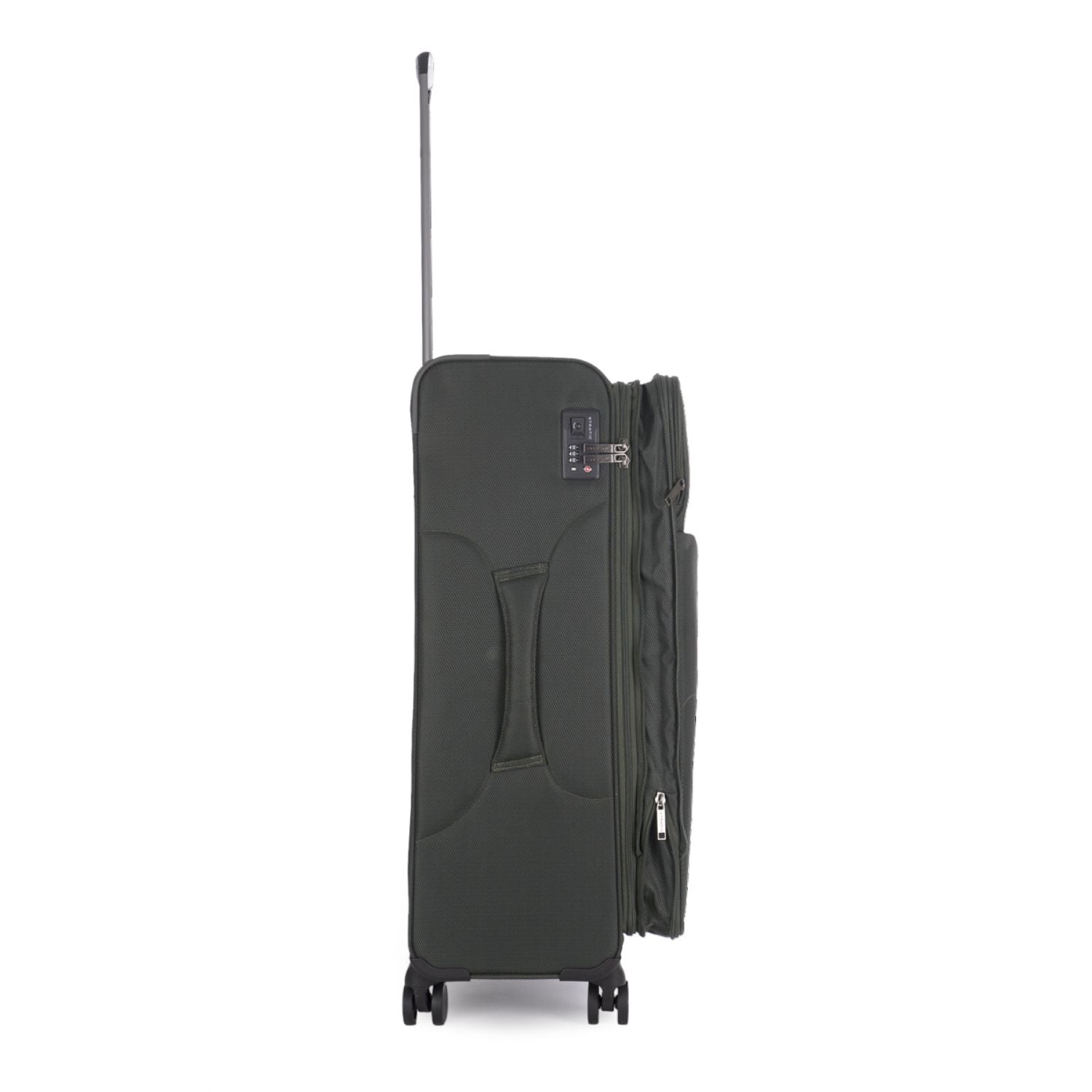 Stratic Light + Suitcase L With Front Access Opening - Dark Green