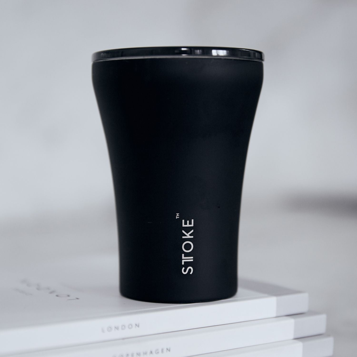 STTOKE Classic Insulated Ceramic Cup 8oz - Luxe Black