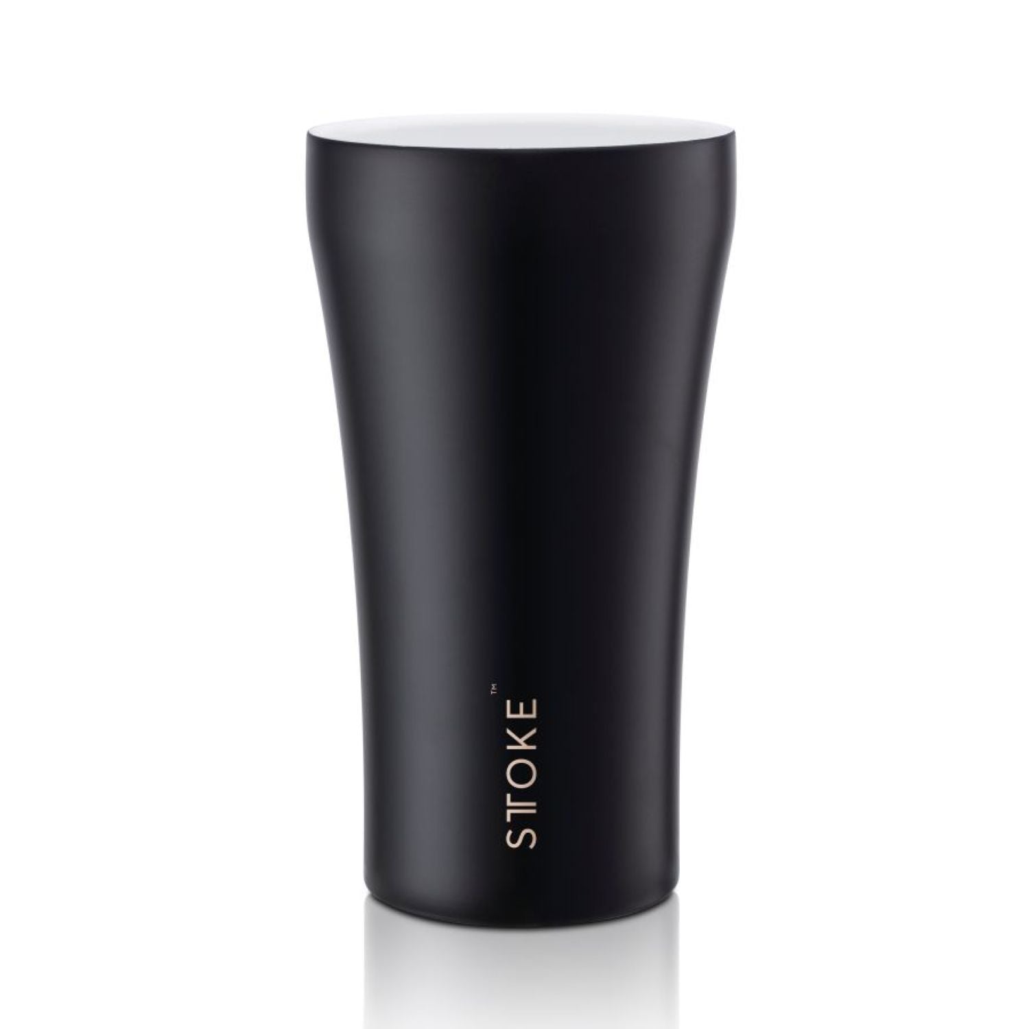 STTOKE Classic Leakproof Ceramic Insulated Cup 12oz - Luxe Black
