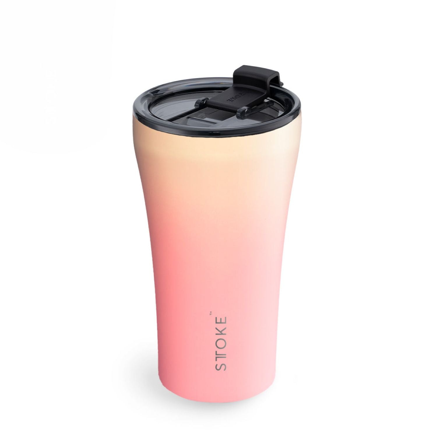 STTOKE Flow Leakproof Ceramic Insulated Cup 12oz - Sunset Peach