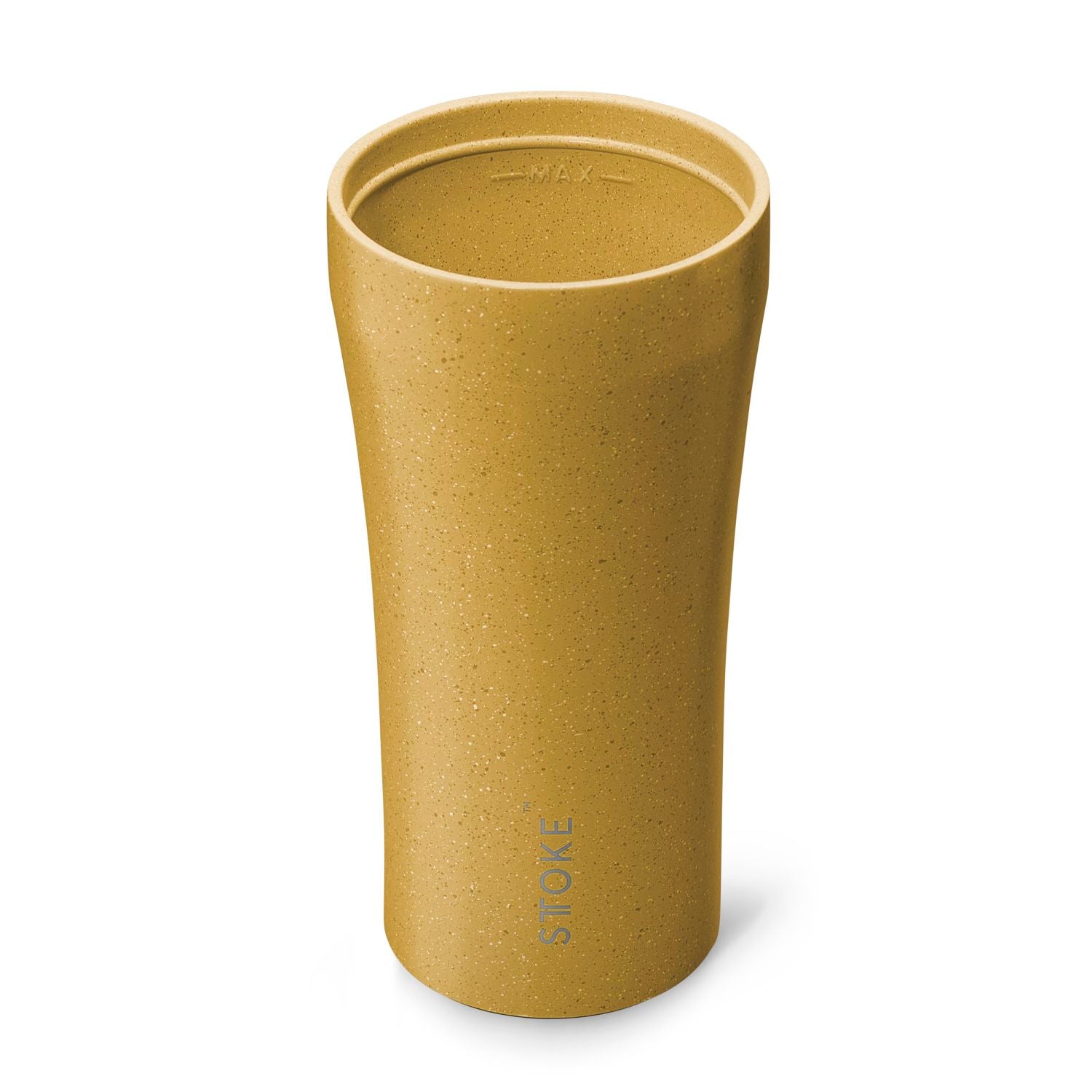 STTOKE Limited Edition Leakproof Ceramic Insulated Cup 16oz - Granite Yellow Stone
