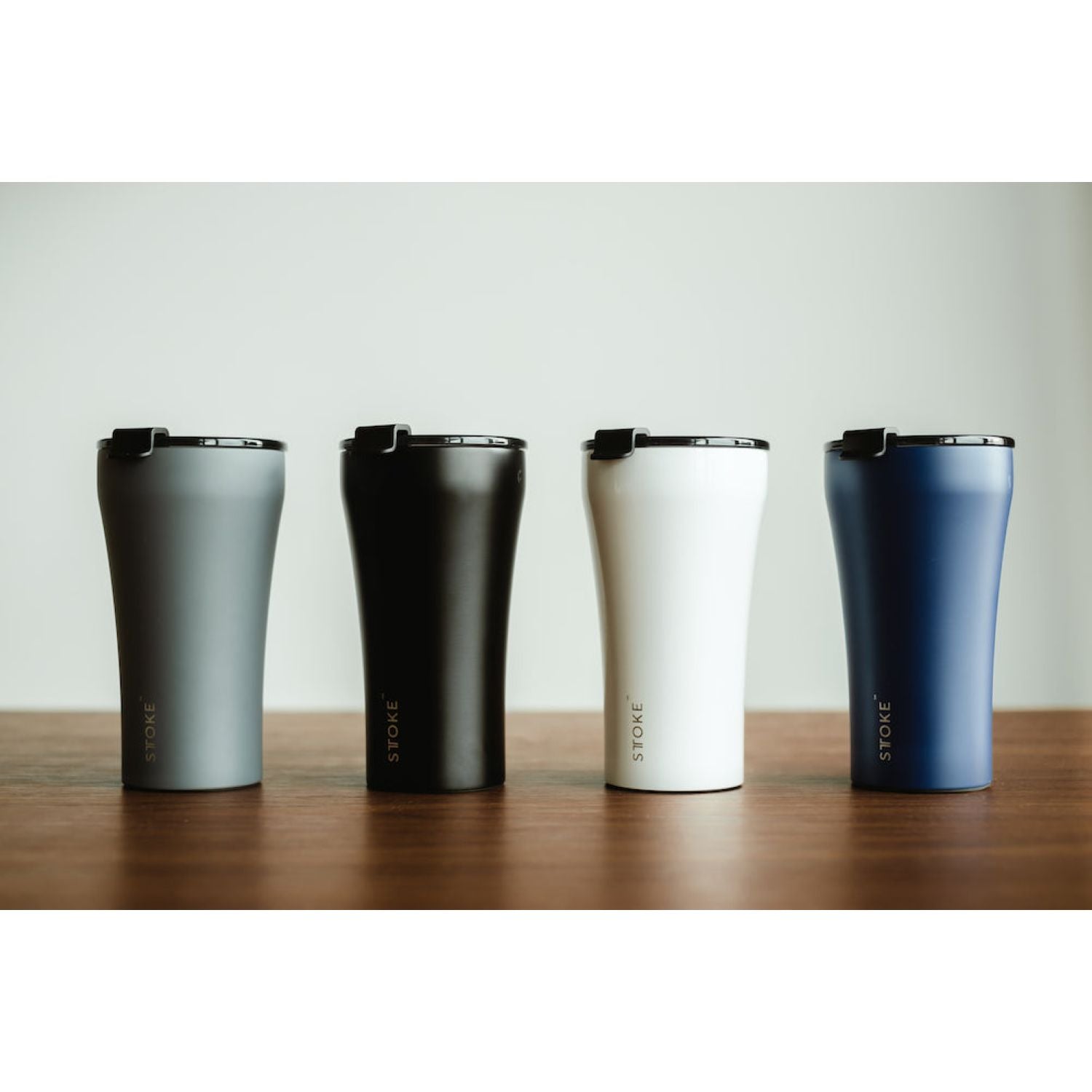 STTOKE Classic Leakproof Ceramic Insulated Cup 12oz - Luxe Black
