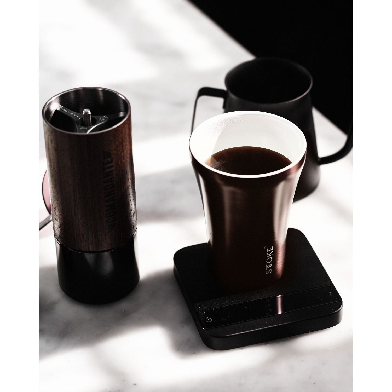 STTOKE Limited Edition Insulated Ceramic Cup 8oz - Rustic Brown