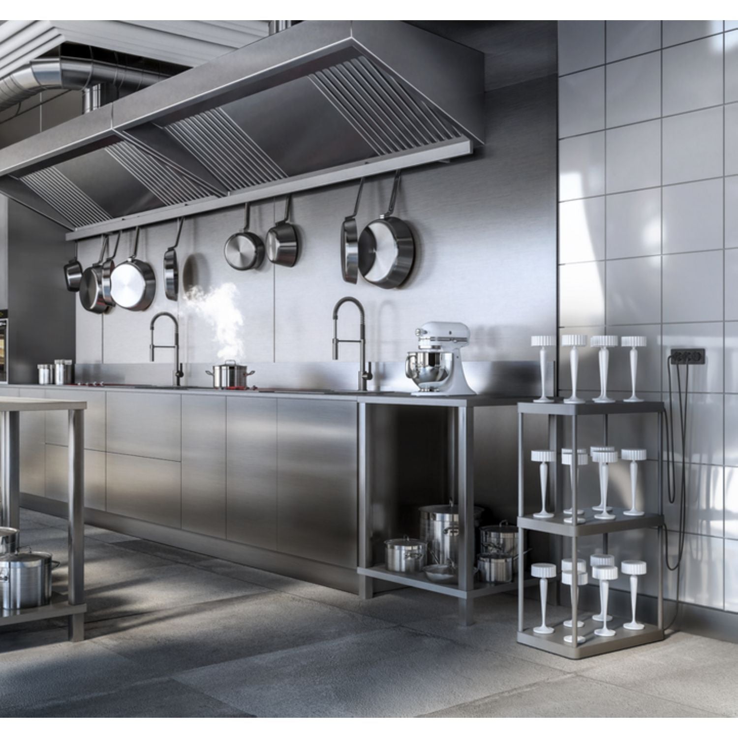 Ubiqua Multiple Charging Station - 6 Units (Grey)