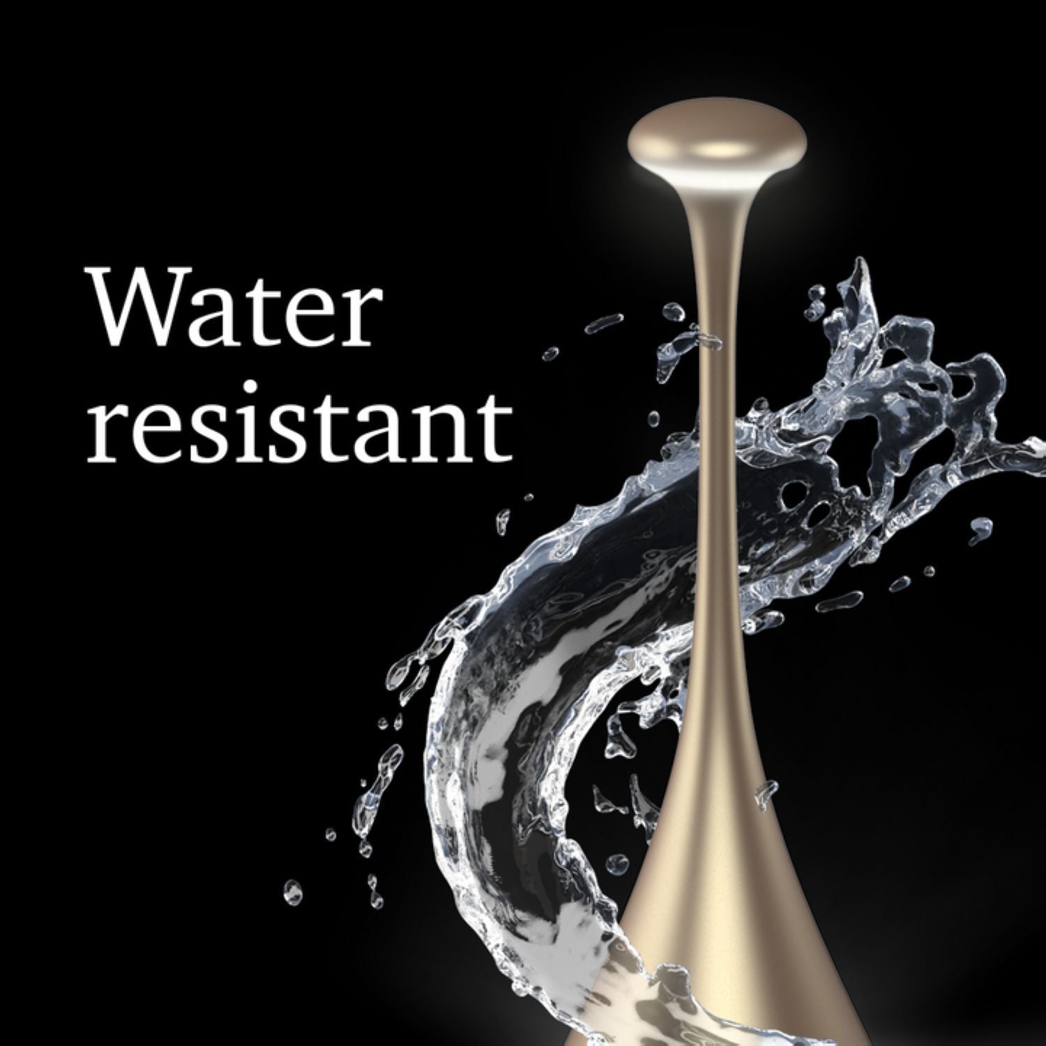 Ubiqua Pinup Mini With 182 Lumens - 2.2W 3.7V Power (Black)