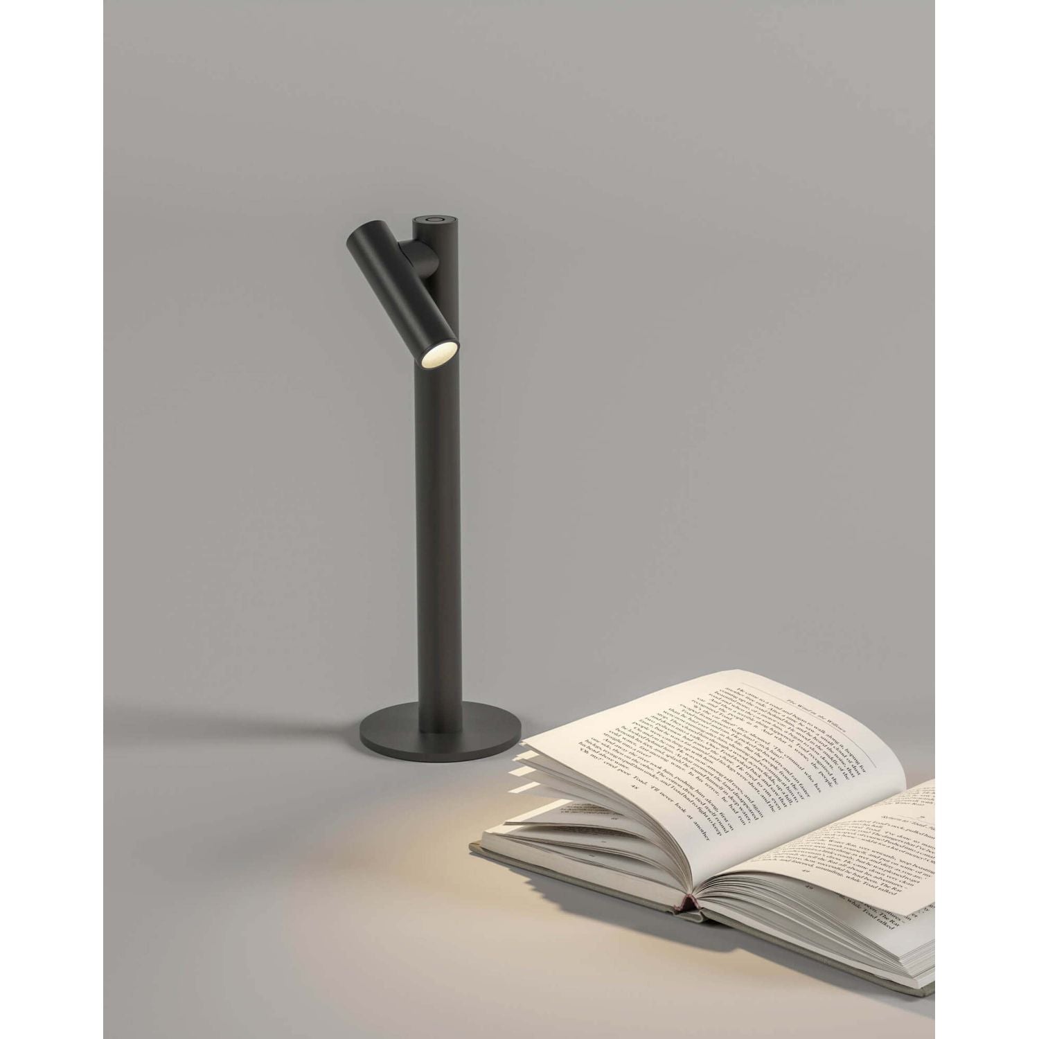 Ubiqua Zoom Desk With 140 Lumens - 2.2W 3.7V Power (Black)