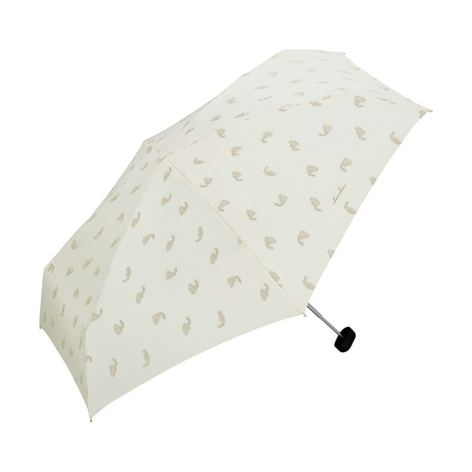 WPC Basic UV Protection Umbrella 50cm - Cats (Off White)