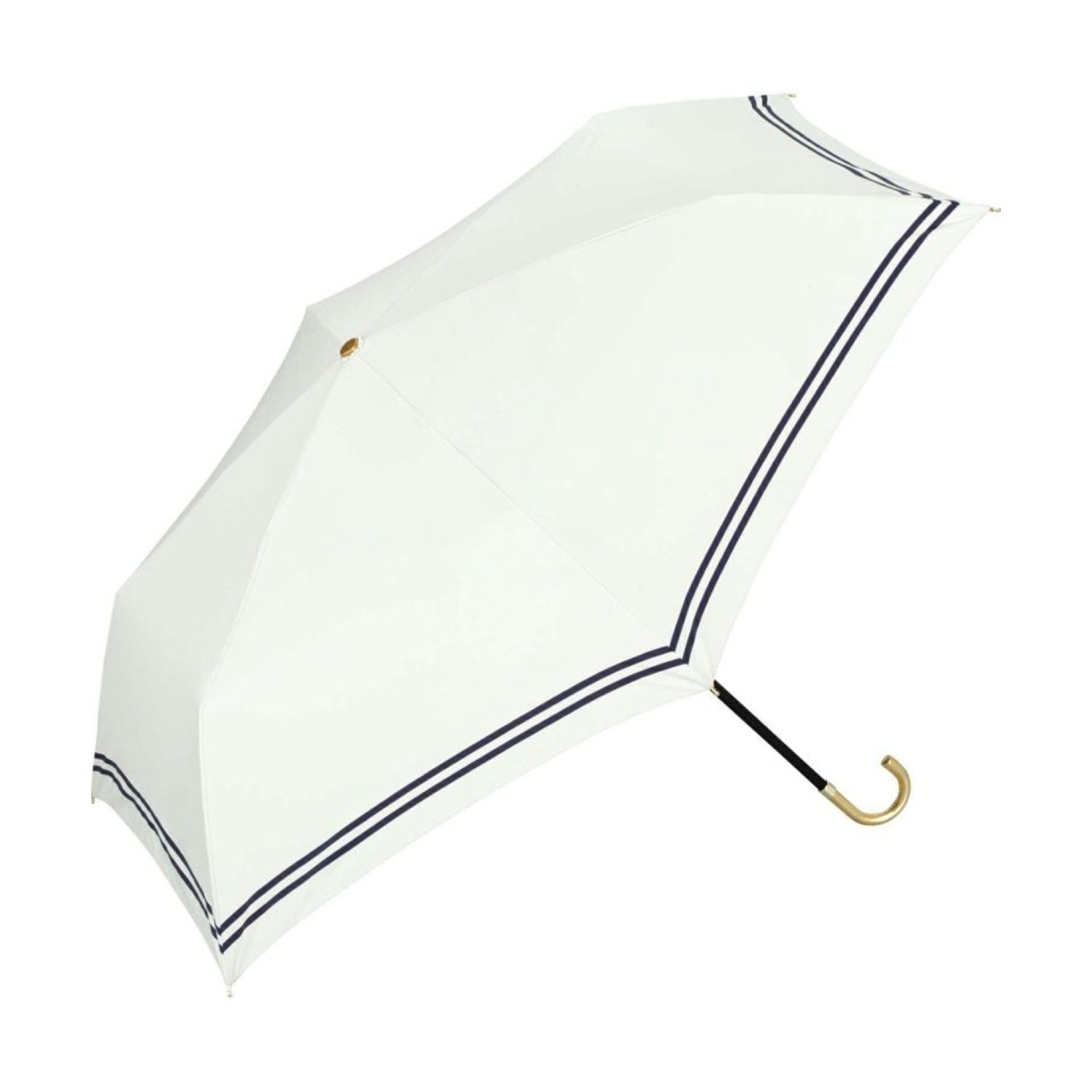 WPC Blackout Sailor Mini Folding Umbrella UV Protection UPF 50+ Umbrella 50cm (Off White)