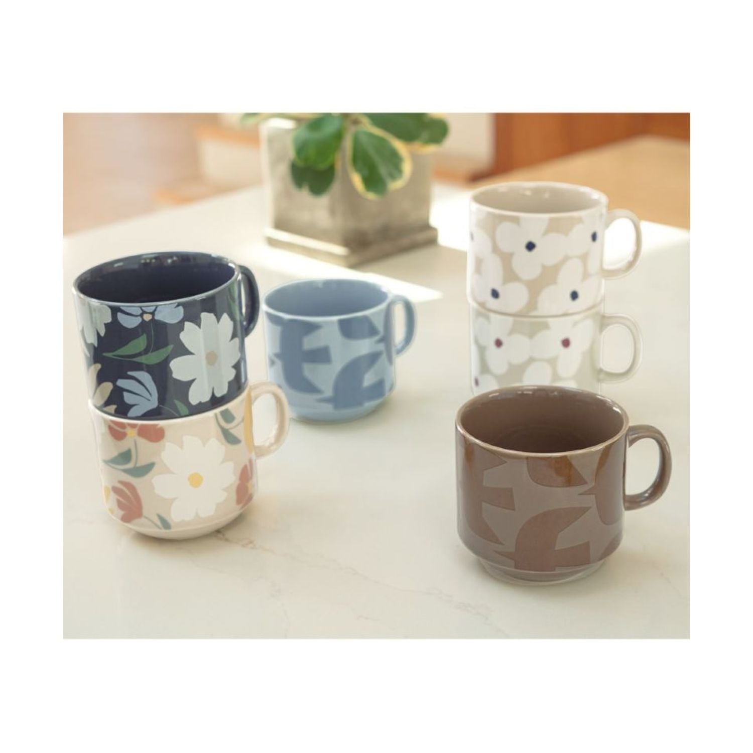 WPC Ceramic Stacking Mug 300ml (Kukka Off)