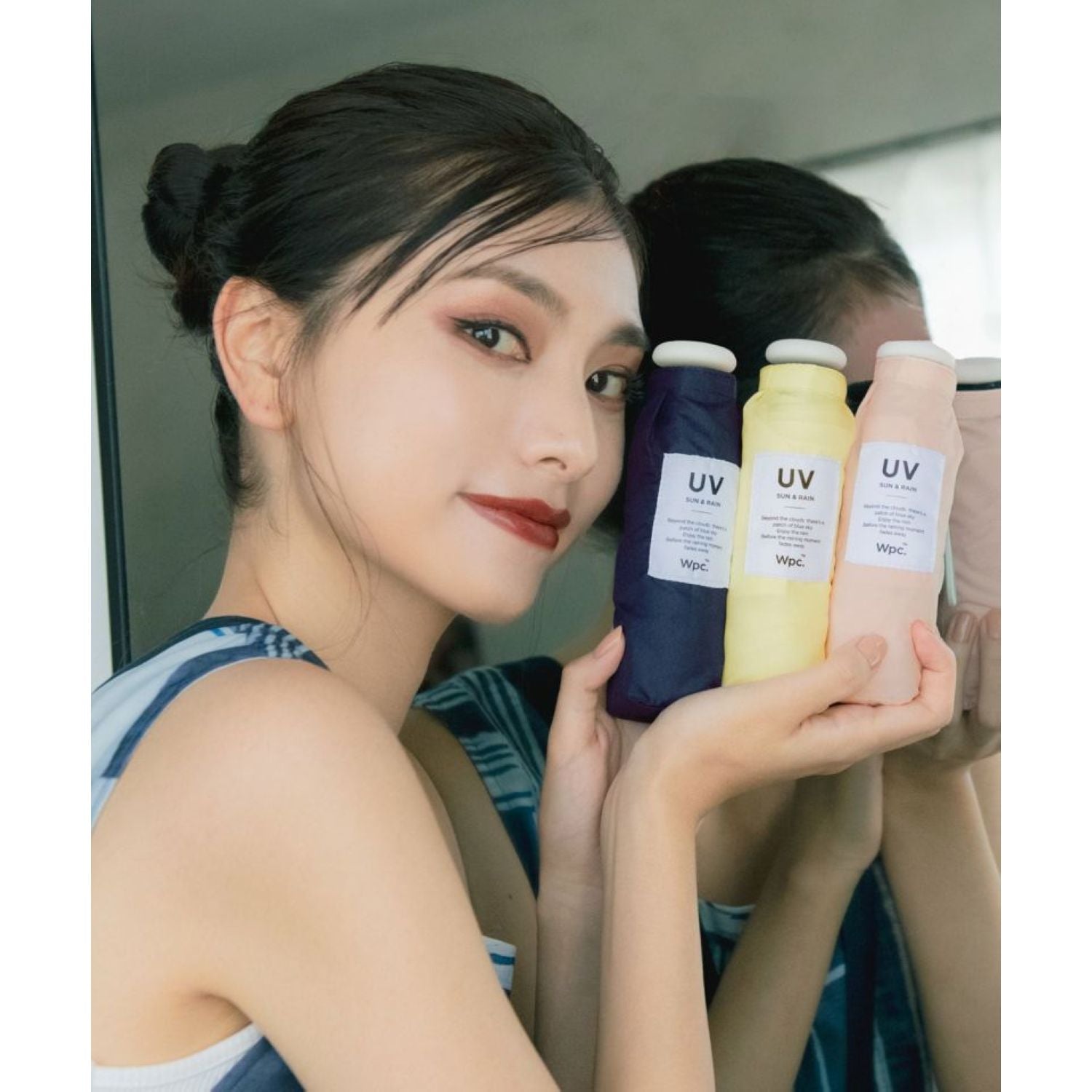 WPC Compact UV Protection Umbrella 50cm (Citron)