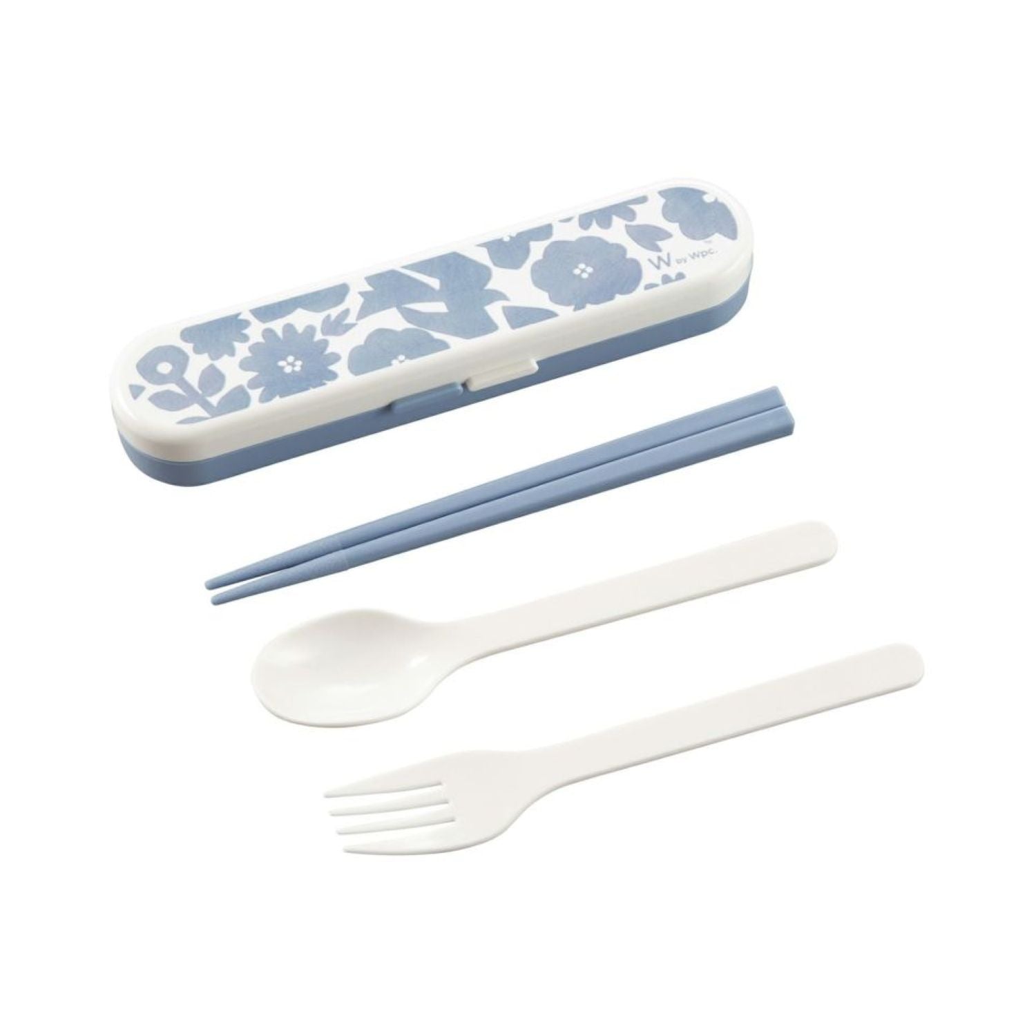 WPC Cutlery Set (Flower & Bird Blue)