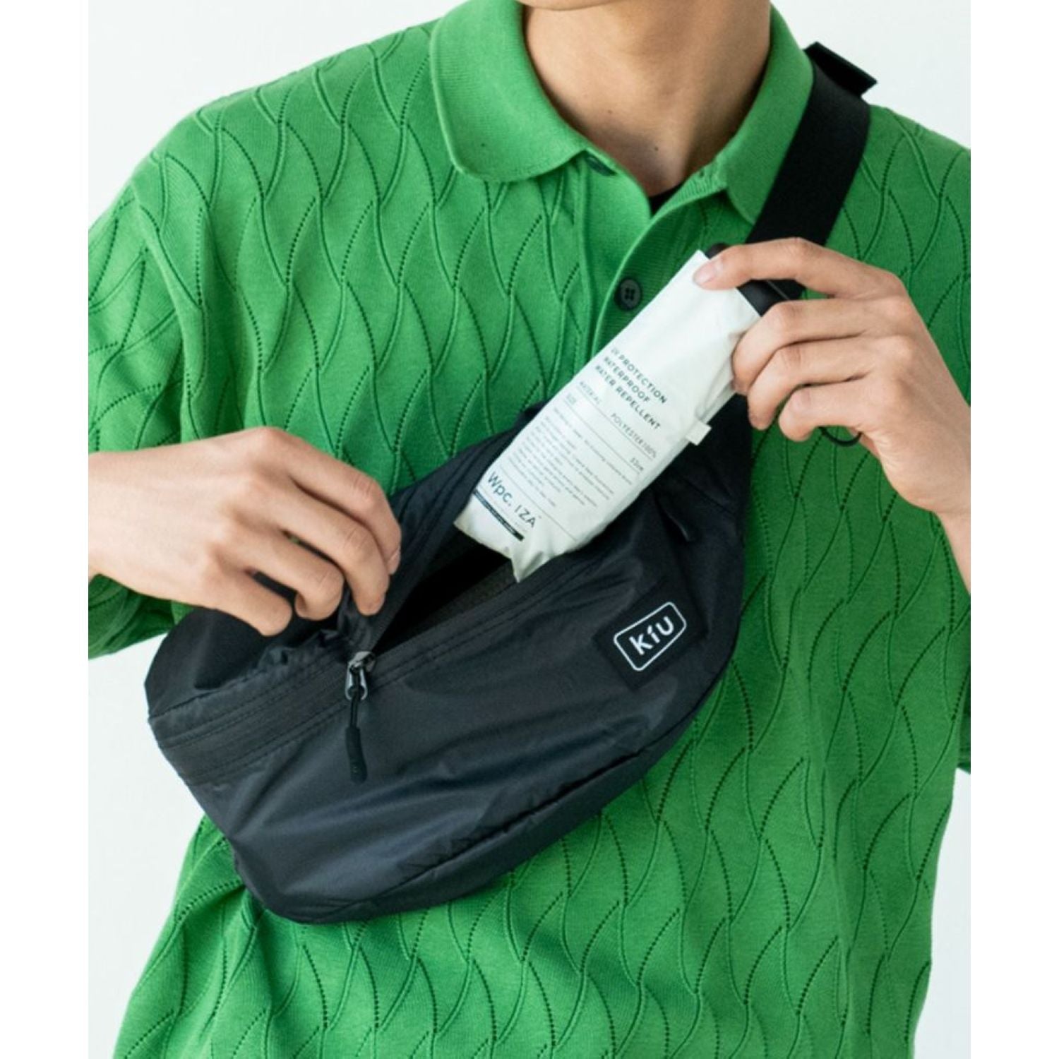 WPC IZA Compact UV Protection UPF 50+ Umbrella 53cm (Black)