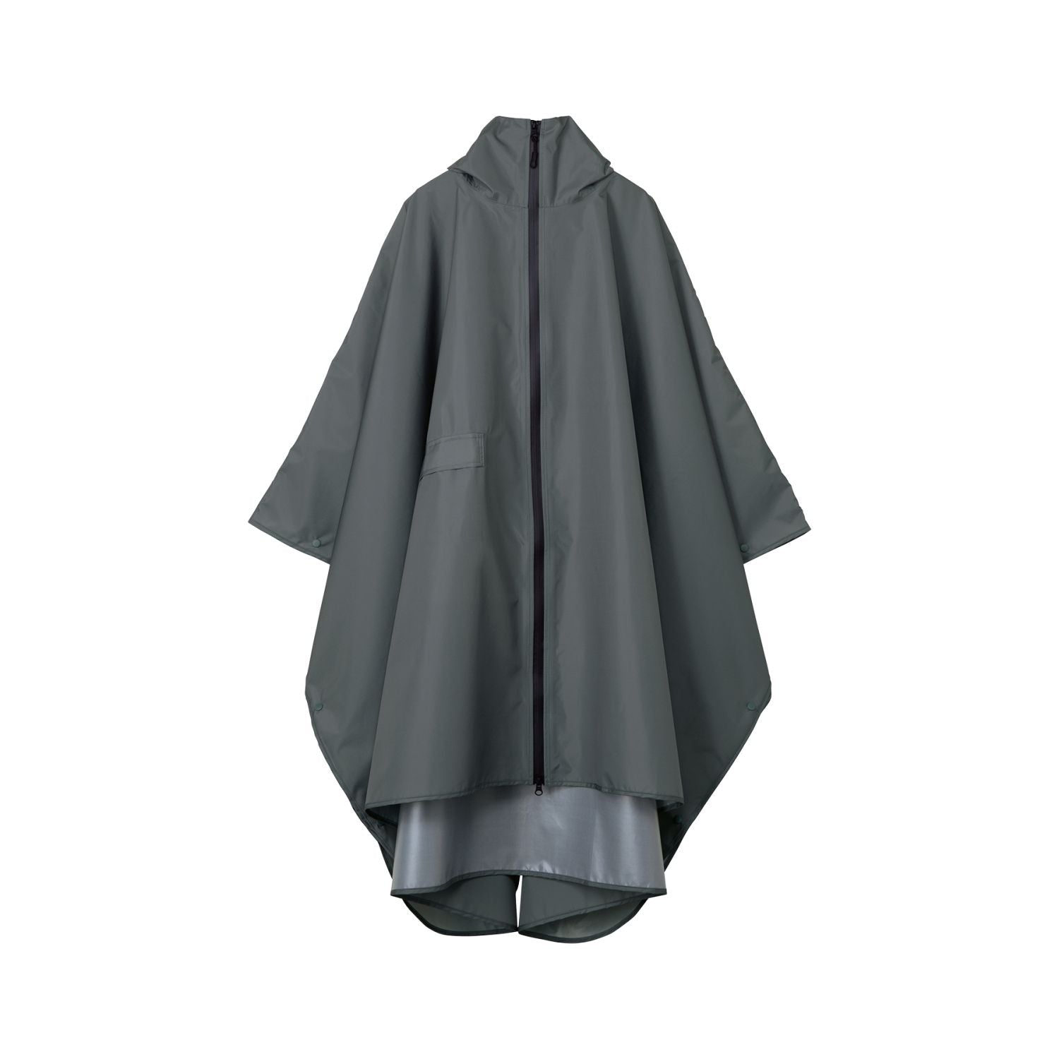 WPC IZA Rain Breaker Poncho Water Repellent One Size (Gray)