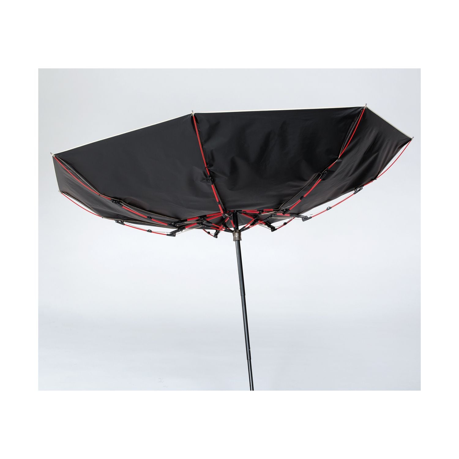 WPC IZA Wind Resistance UV Protection UPF 50+ Men's Umbrella 55cm (Black)