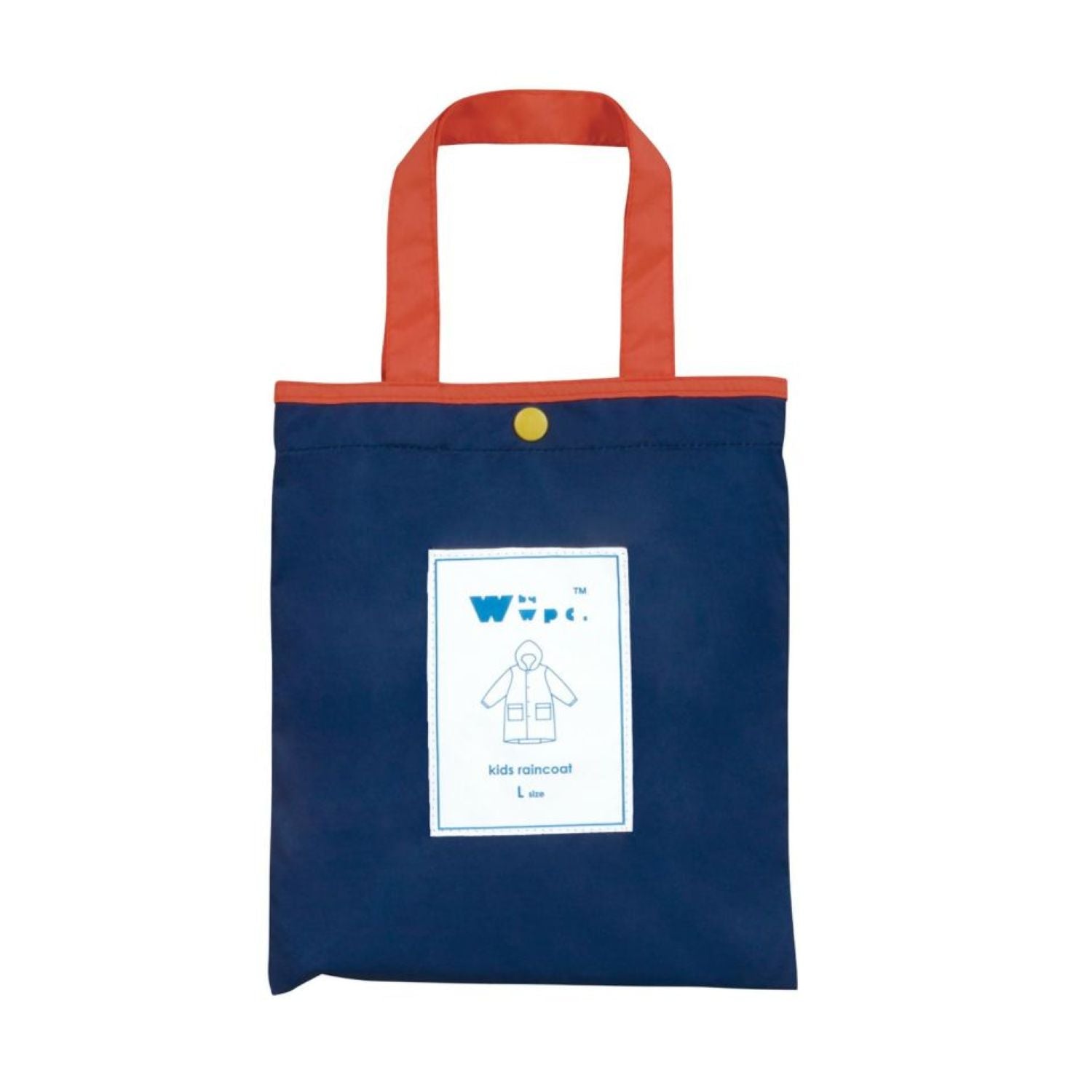 WPC Kids Rain Coat Large (120cm-140cm) (Navy)