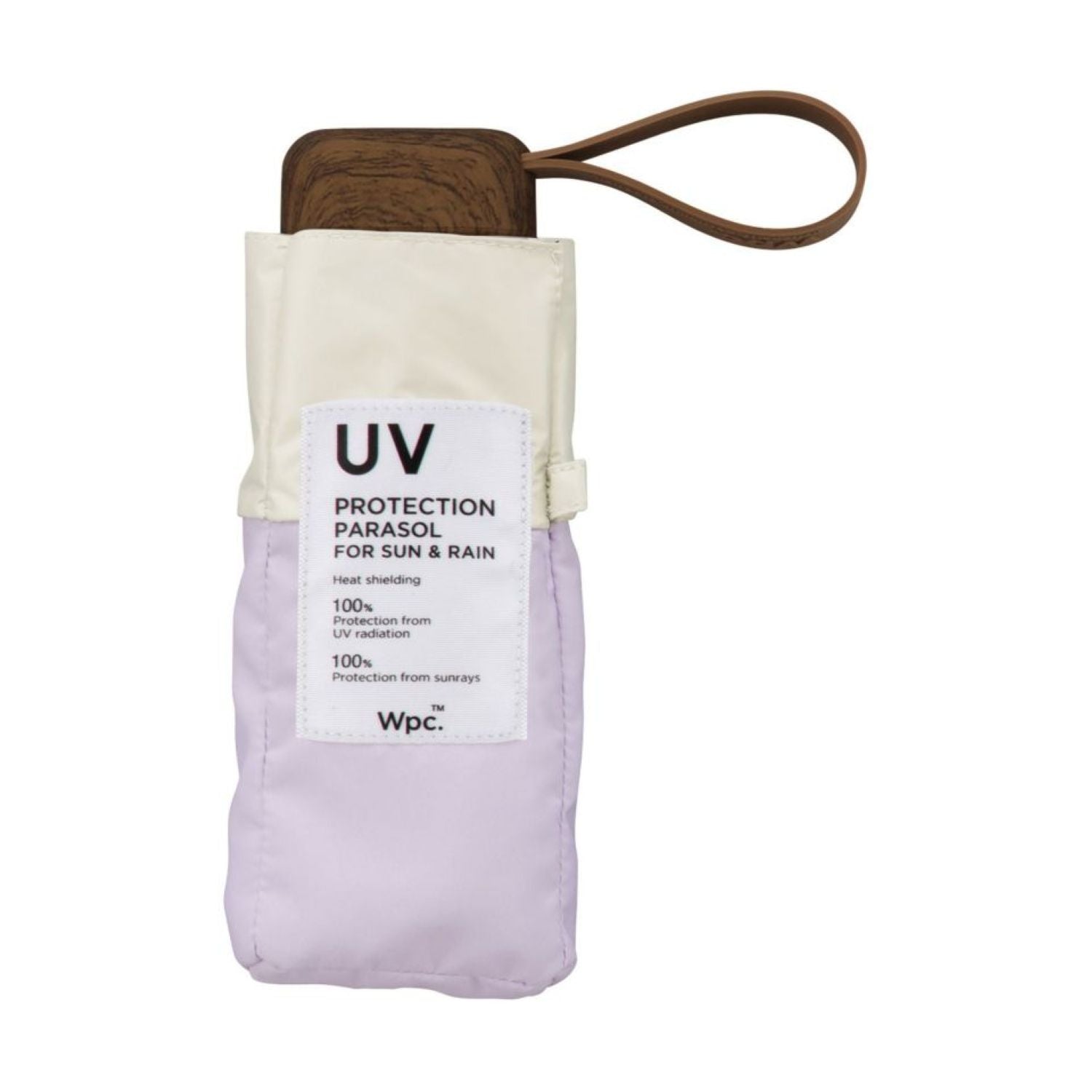 WPC Patchwork Tiny UV Protection UPF 50+ Umbrella 47cm (Lavender)