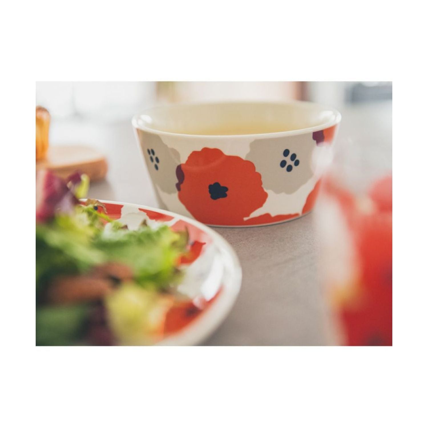 WPC Serving Bowl 500ml (Peony Red)