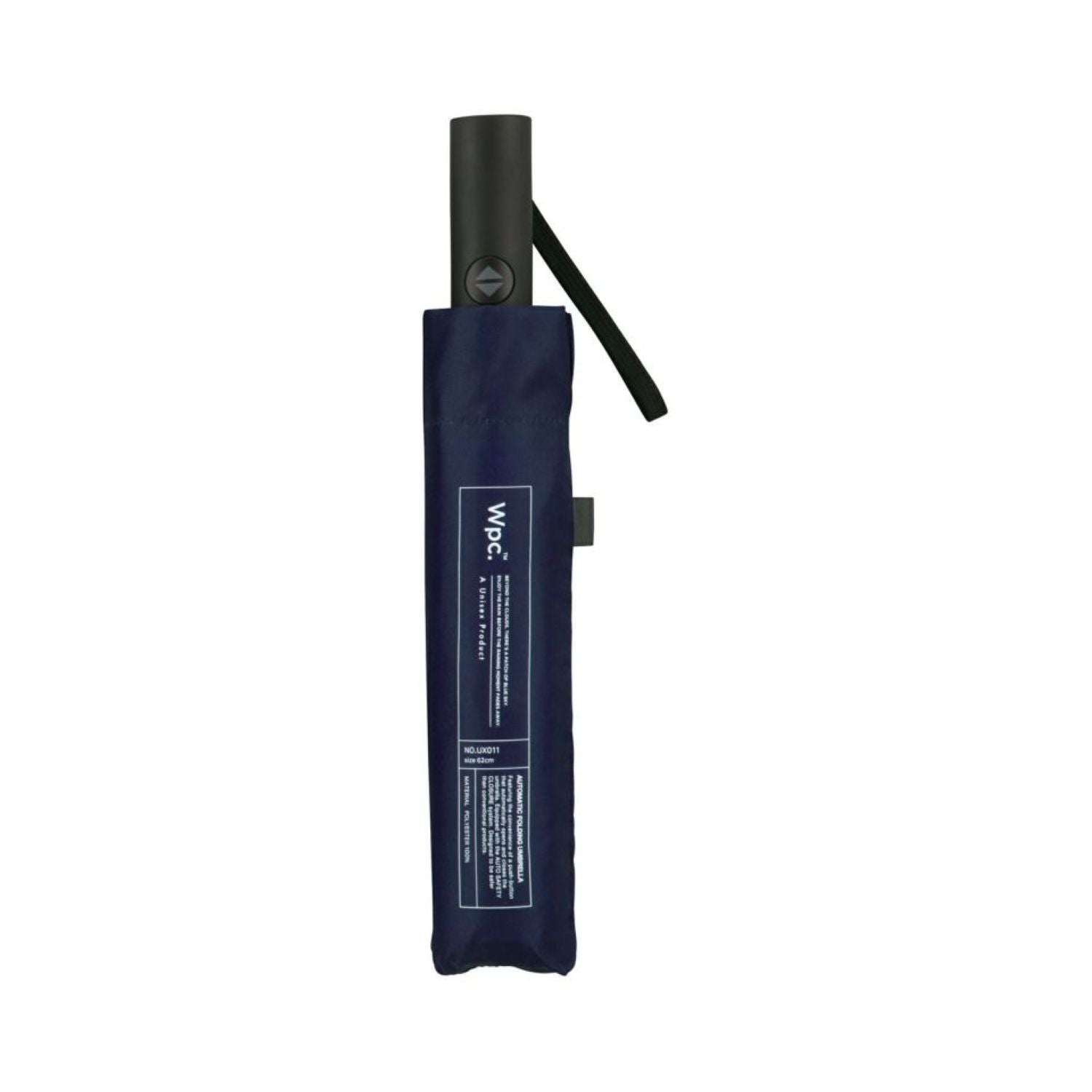 WPC UX Automatic UV Protection Folding Umbrella 62cm (Navy)