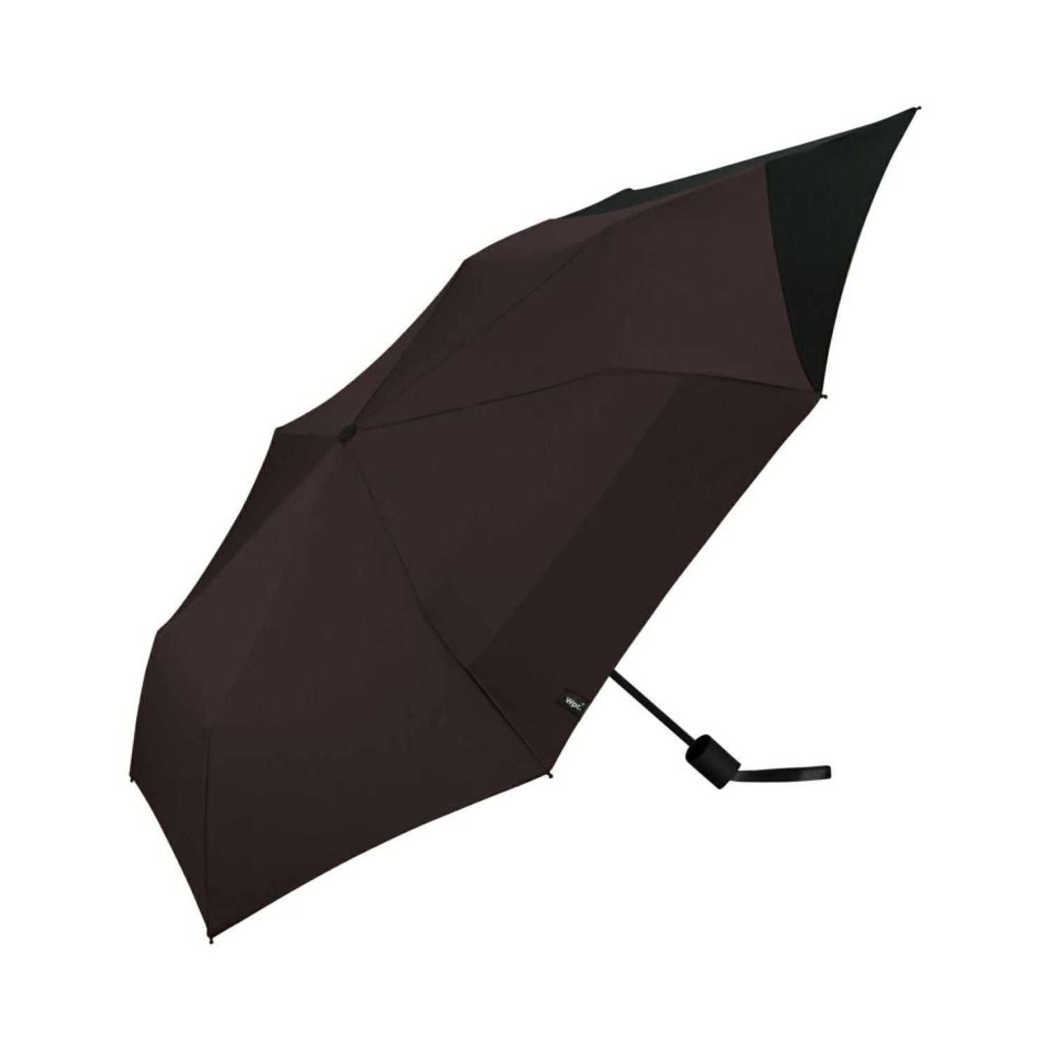 WPC UX Back Protect UV Protection Water Repellent Folding Umbrella 55cm (Brown X Black)