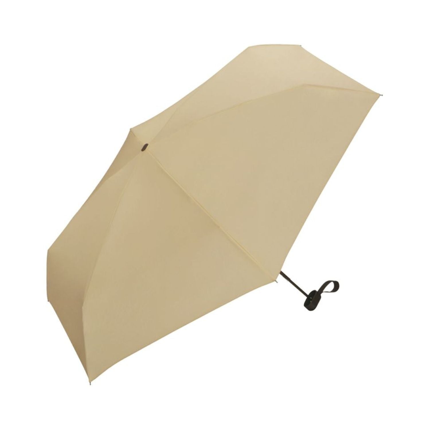 WPC UX Compact Tiny UV Protection Folding Umbrella 55cm (Beige)