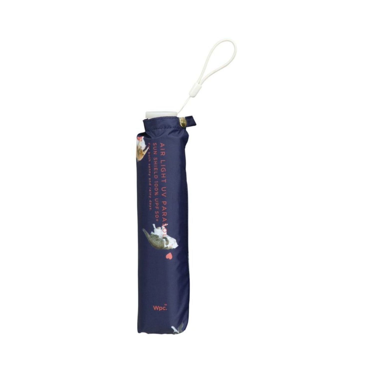 WPC X Masayuki Oki Neko UV Protection UPF 50+ Umbrella 49cm (Navy)