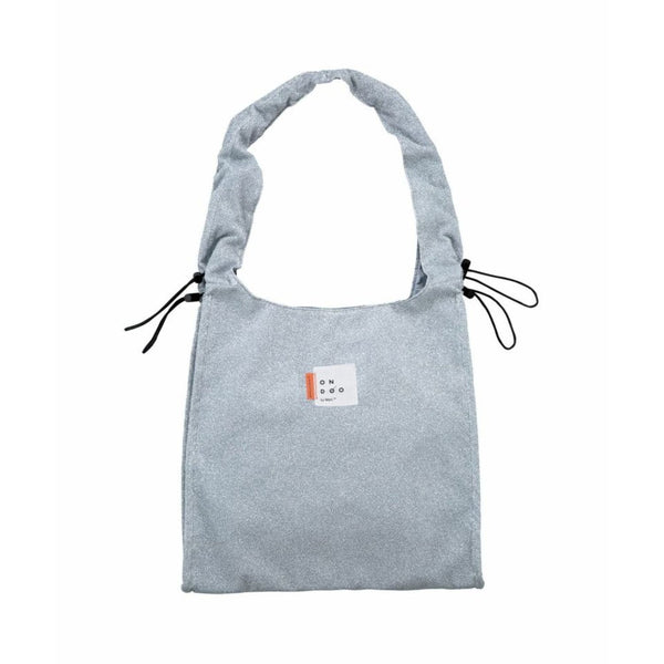 WPC Ondoo Shirring Drawstring Tote Bag (Silver)